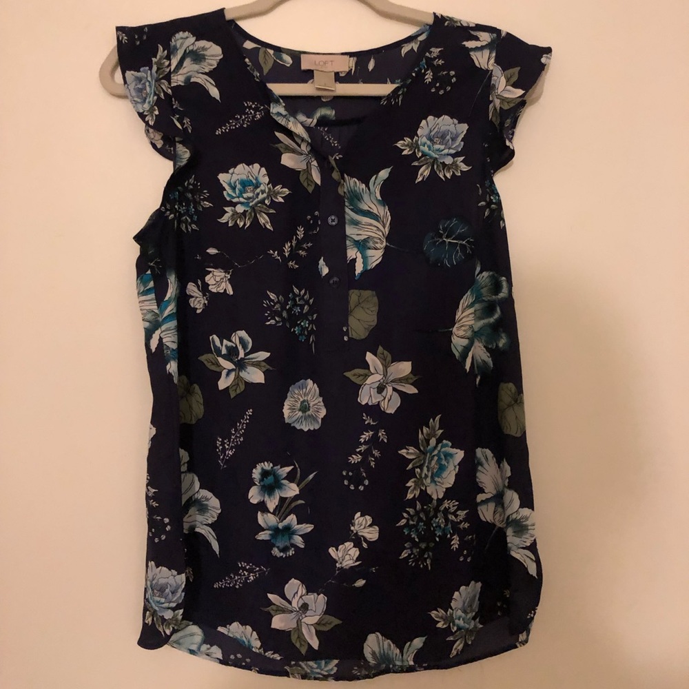 Loft Floral Blouse